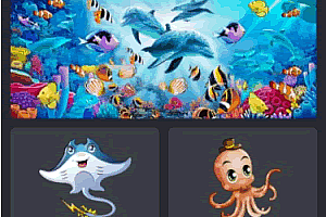 A0914–全新UI极致修补版/华登区块鱼小宠物养植系统源码