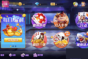 S869【网狐旗舰版】最新UI超漂亮/含Android+iOS/支持金币场+积分约战+金币约战玩法