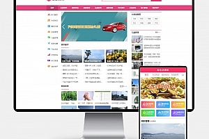 Q317-生活资讯百科门户网站PbootCMS模板(带手机端)