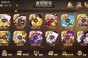 P458–最新修复版大繁星德州21点等微星二开ui+双端app